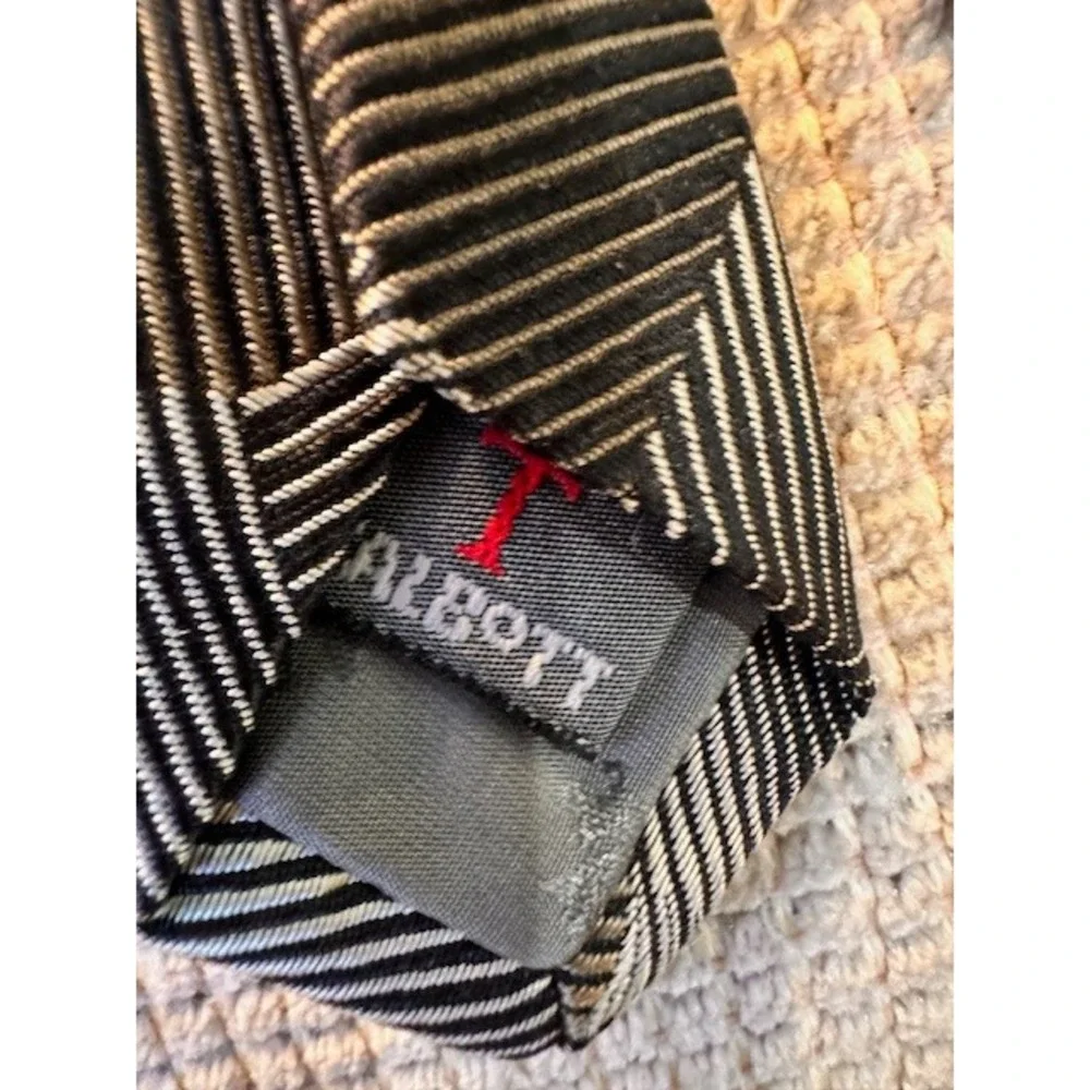 Robert Talbott Best of Class Nordstrom Extra‎ Long Silk Tie Geometric Brown Tan